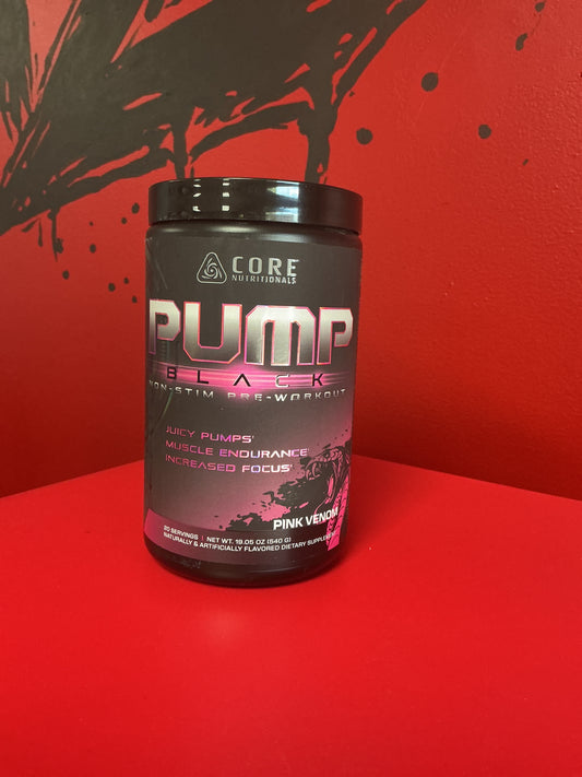 Core Nutritionals Pump Black Non stim workout